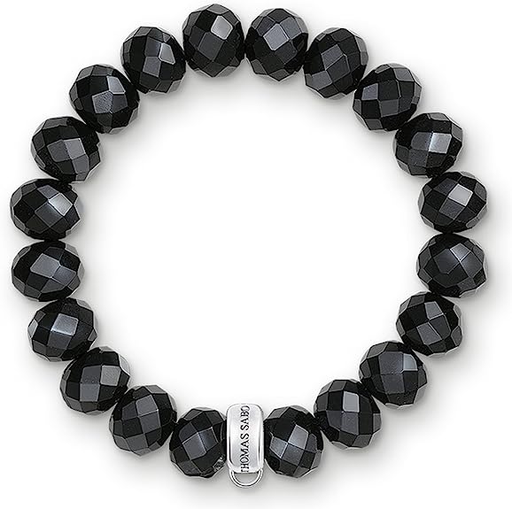 Thomas Sabo Black Obsidian Charm Bracelet