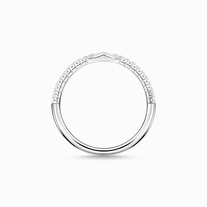 Thomas Sabo Infinity With Stones Silver Ring