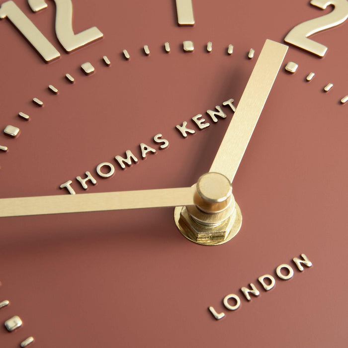 Thomas Kent 6" Mulberry Auburn Mantel Clock