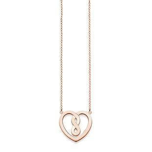 Thomas Sabo Rose Gold Infinity Heart Necklace — Maple Gifts