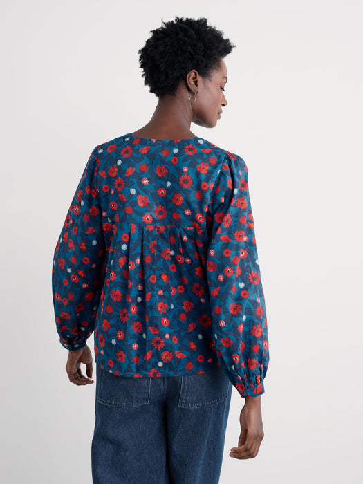 Seasalt Women's Thornapple Shirt In Pressed Plants Shore