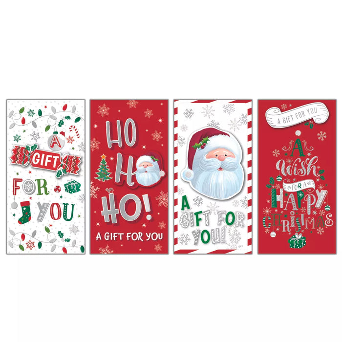 Tiger Feet Merry Christmas Money Wallet 4 Pack