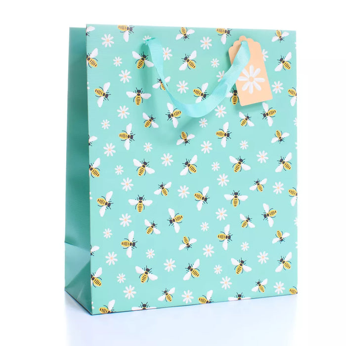 Tiger Feet Multi Bees Large Gift Bag