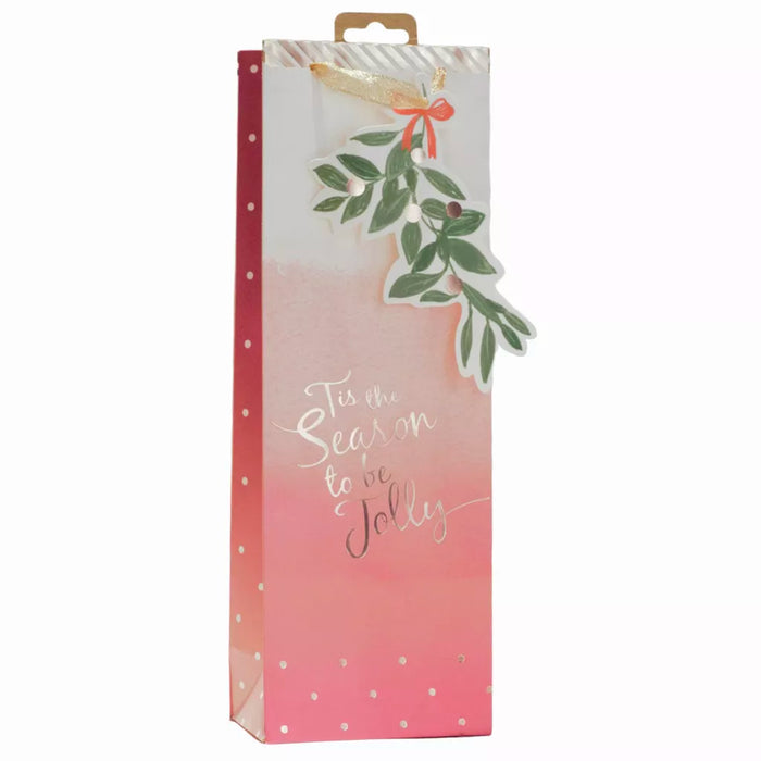 Tiger Feet Tis the Season to be Jolly Christmas Gift Bag