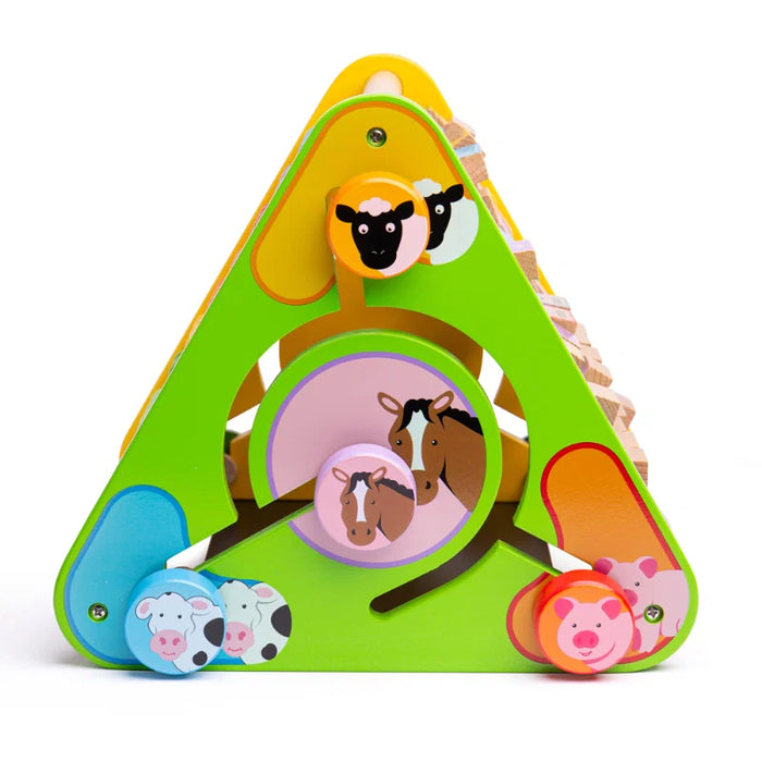 BigJigs Toys Triangular Activity Centre