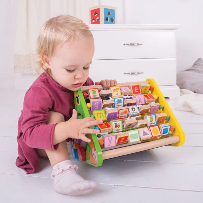 BigJigs Toys Triangular Activity Centre