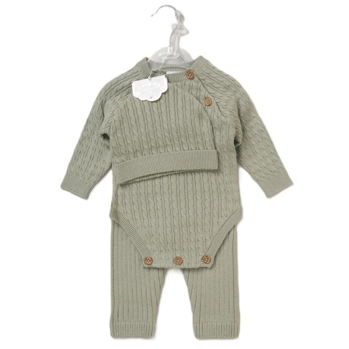 True Knit Cotton Set Sage