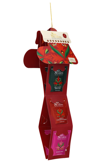 English Tea Shop Santa's Stockings Red