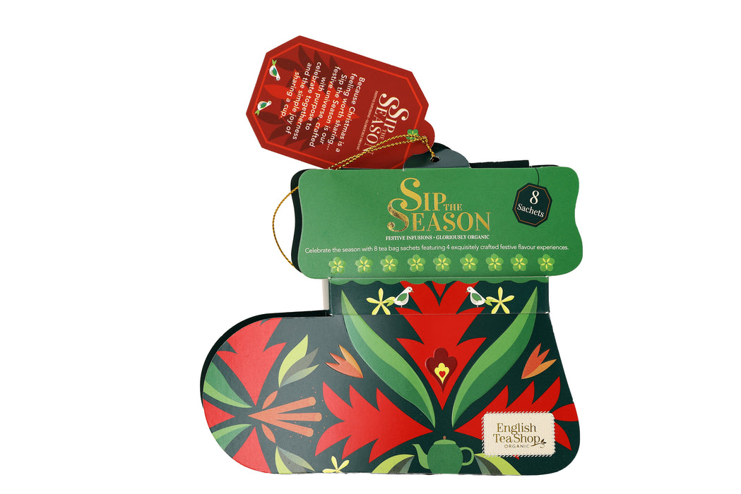 English Tea Shop Santa's Stockings Green