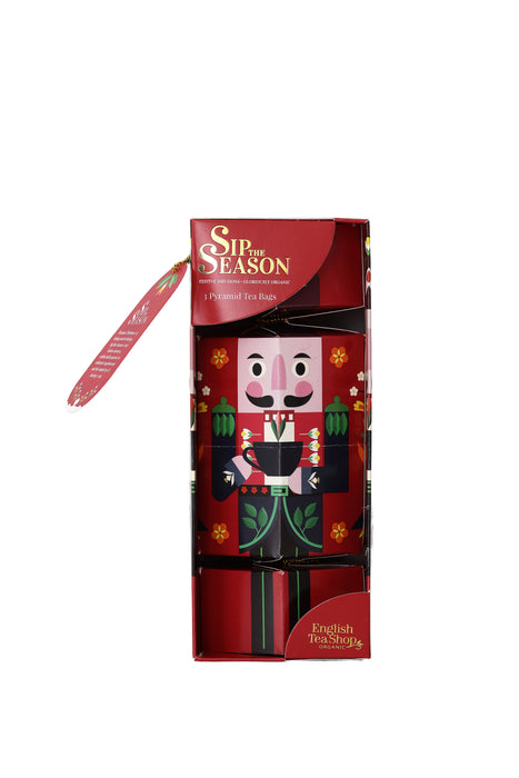 English Tea Shop Nutcracker Red Peace Pyramid Bags