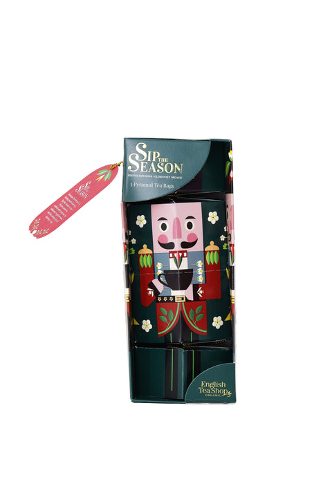 English Tea Shop Nutcracker Green Valour Pyramid Bags