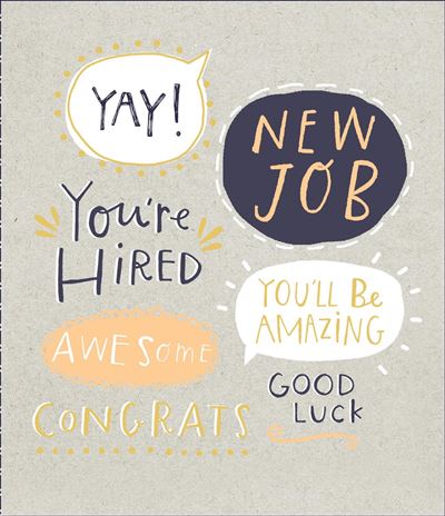 UKG 'Congrats' New Job Card