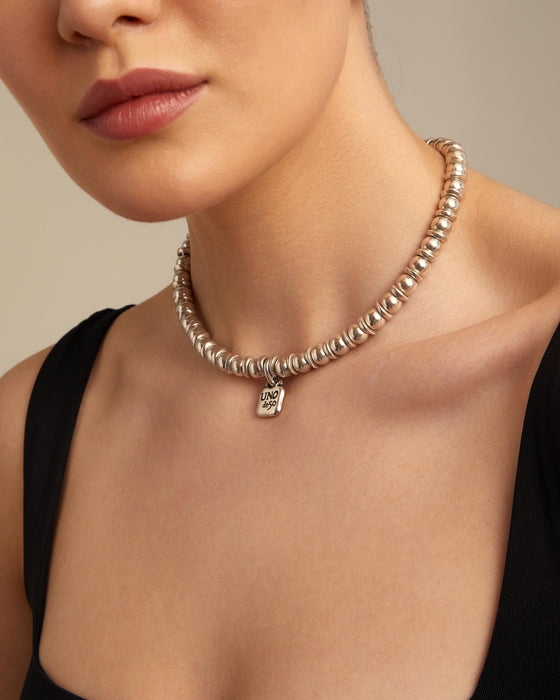 UNOde50 Bohemian Necklace Silver