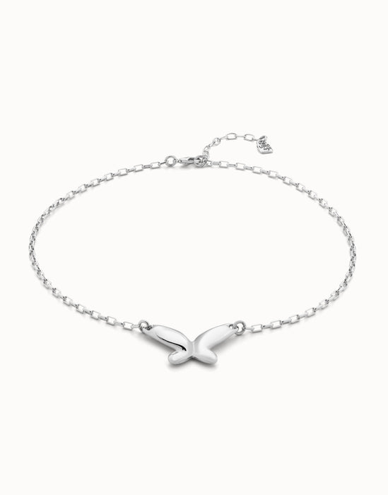 UNOde50 Butterfly effect Necklace Silver