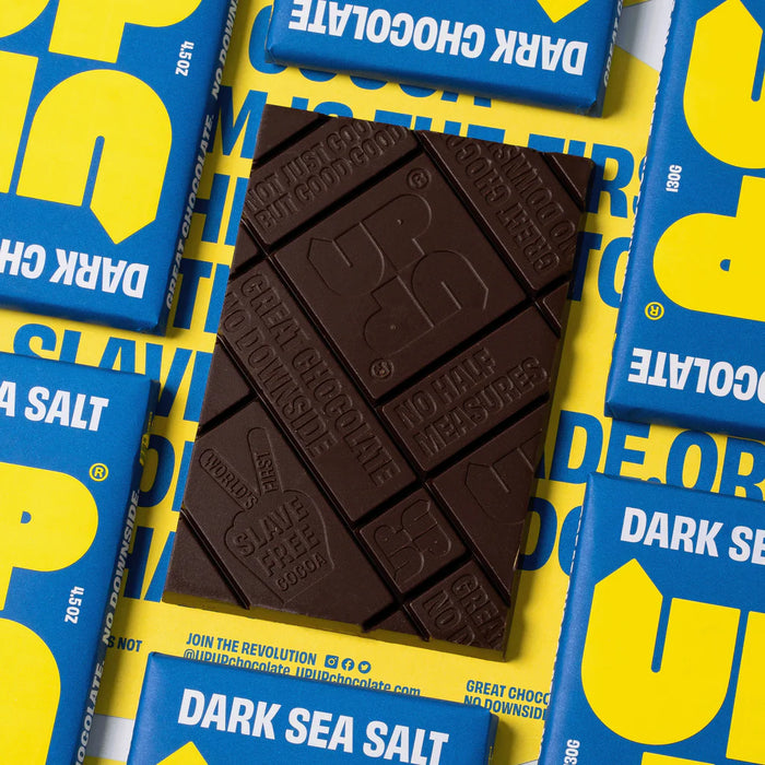Up-up Sea Salt Dark Chocolate Bar 120g
