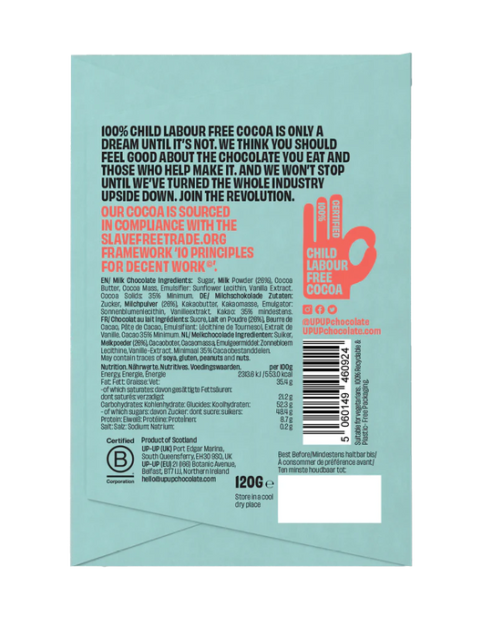 Up-up Original Milk Chocolate Bar 120g