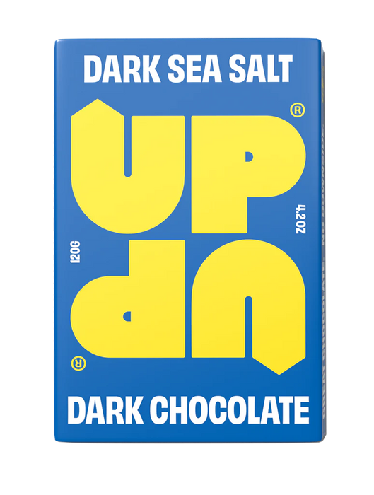 Up-up Sea Salt Dark Chocolate Bar 120g