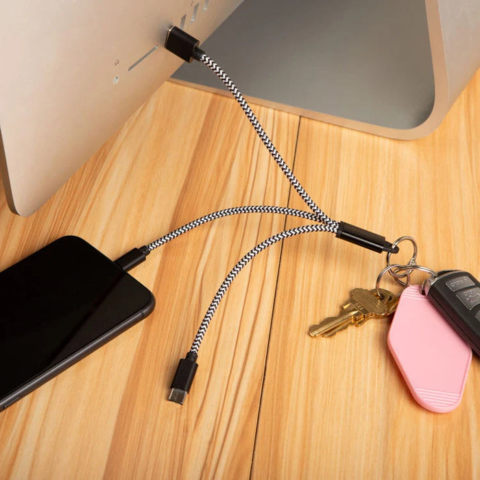 Kikkerland 3-in-1 Charging Keyring
