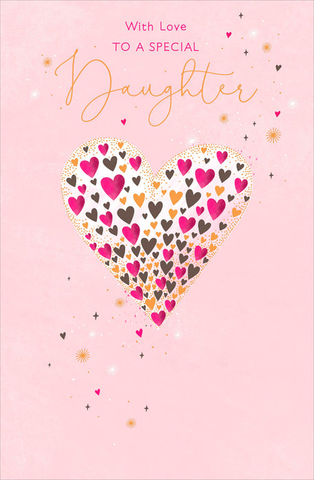 UKG With Love To A Special Daughter Birthday Card