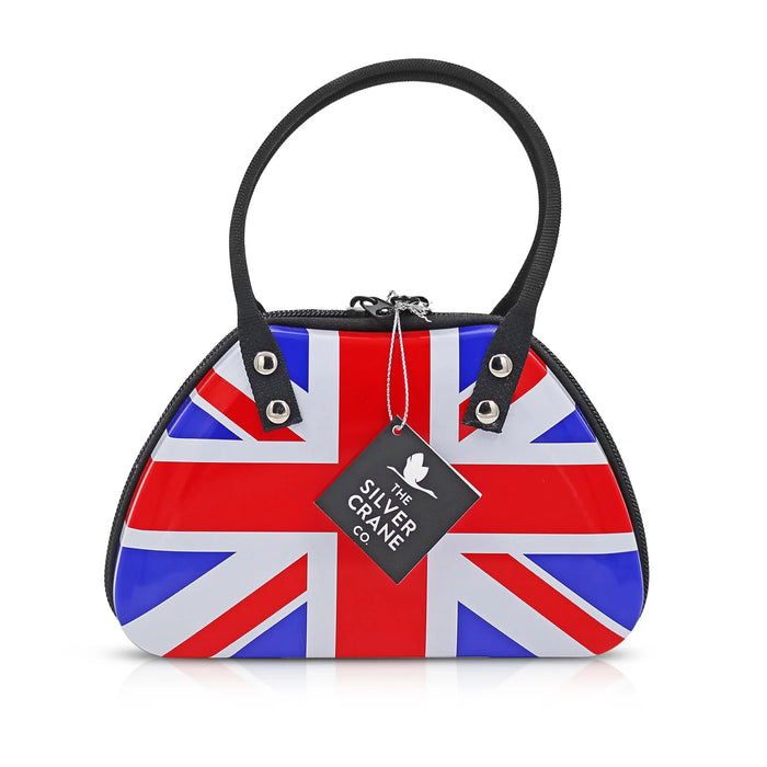 Silver Crane Co Union Jack Vanilla Fudge Handbag Tin