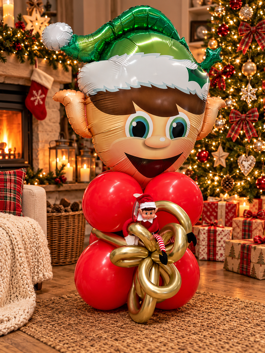 Elf Present Balloon