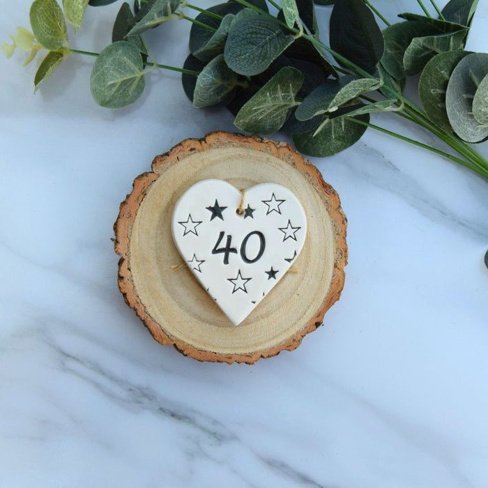 Broadland Pottery Ceramic 40 Small Heart