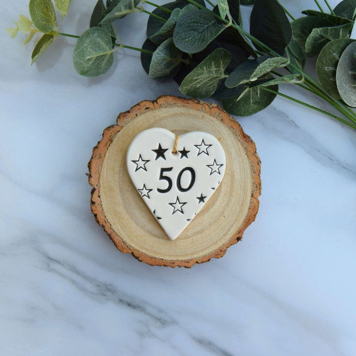 Broadlands Pottery Ceramic 50 Small Heart