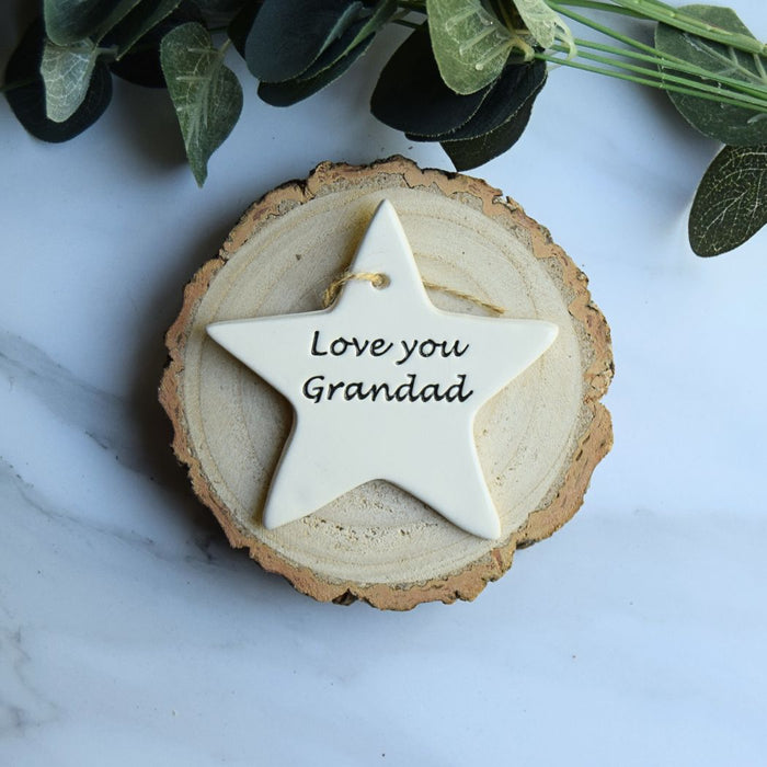 Broadland Pottery Ceramic Love You Grandad