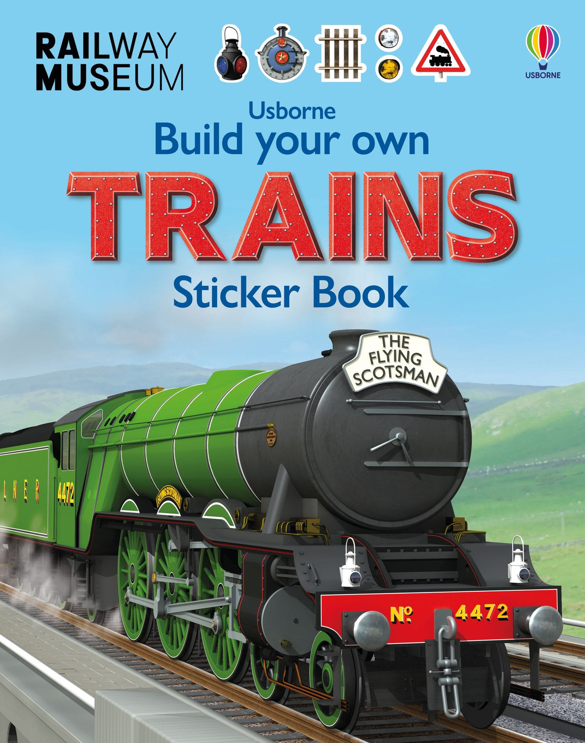 Usborne Build Your Own Trains Sticker Book — Maple Gifts