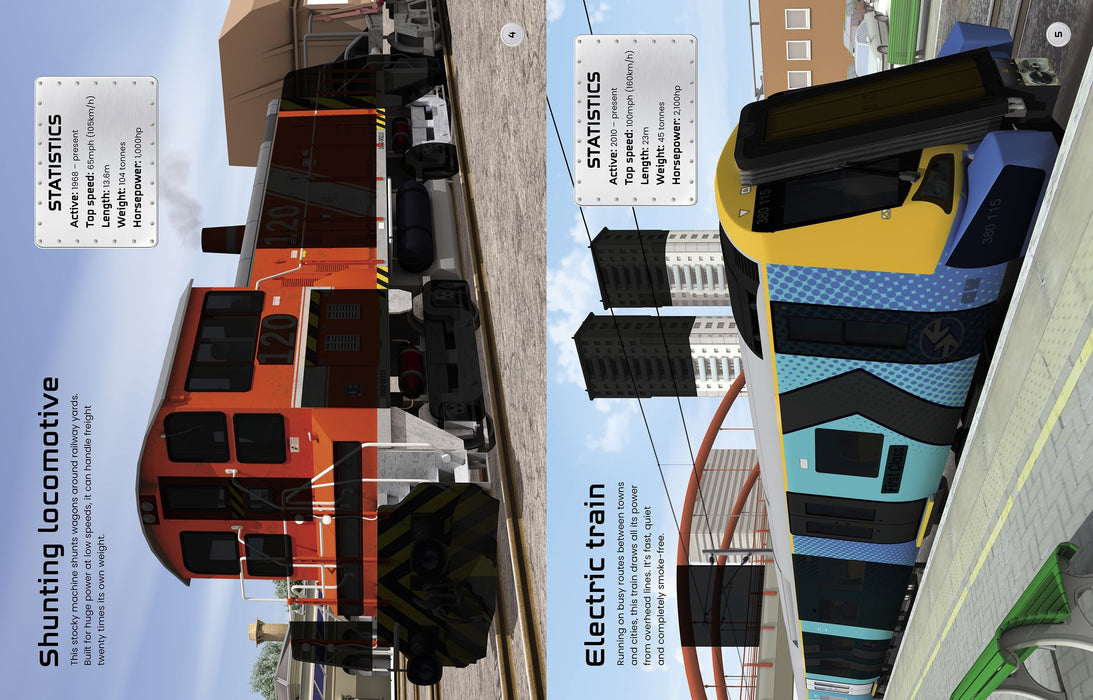 Usborne Build Your Own Trains Sticker Book