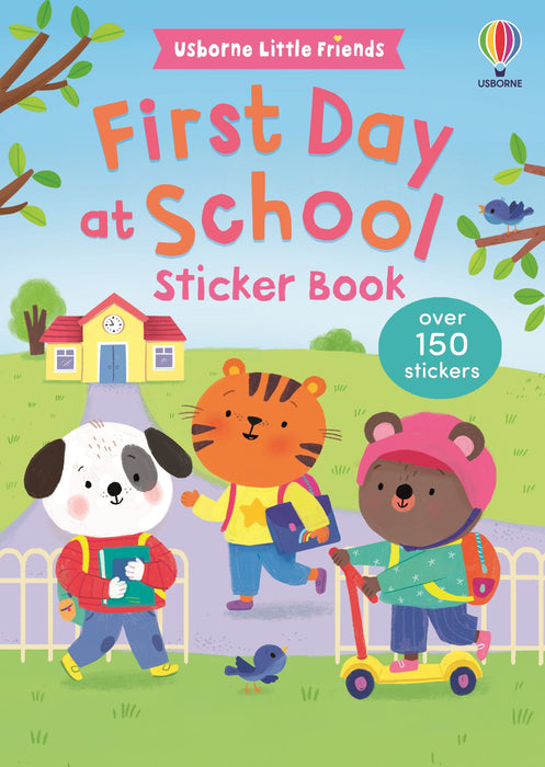 Usborne First Day at School Sticker Book