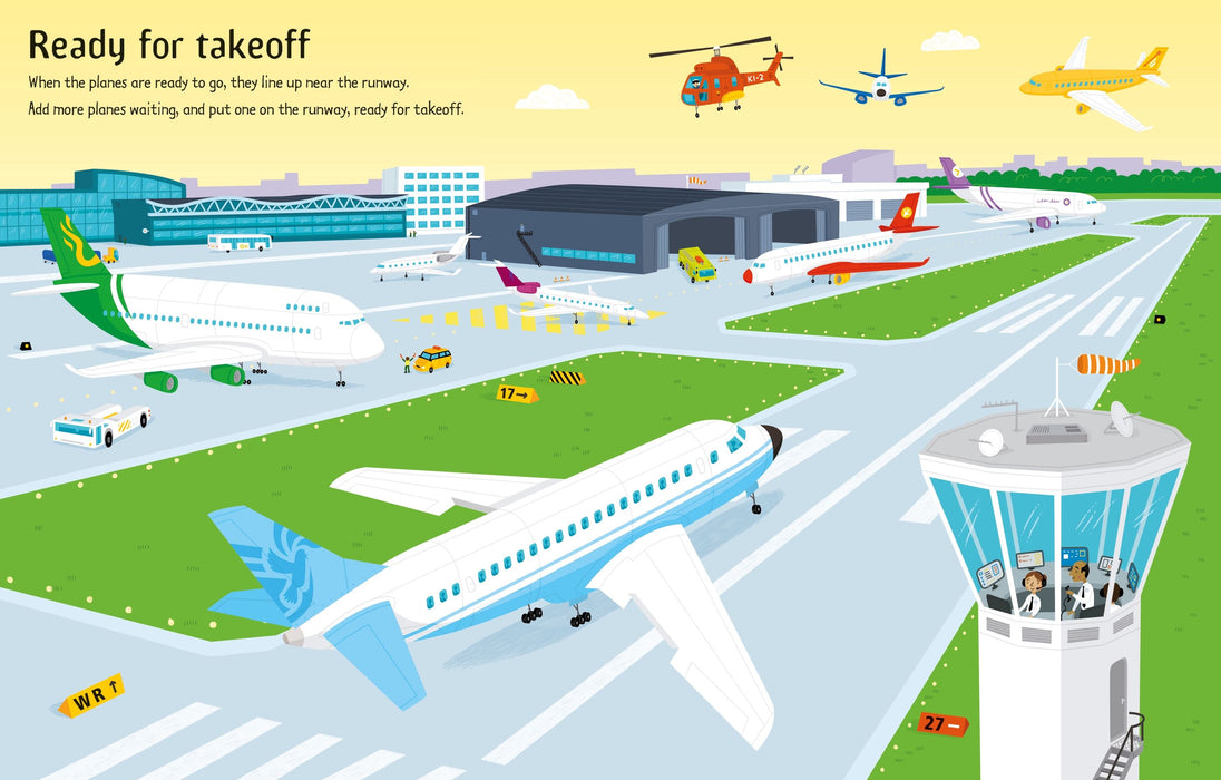 Usborne First Sticker Book Airport