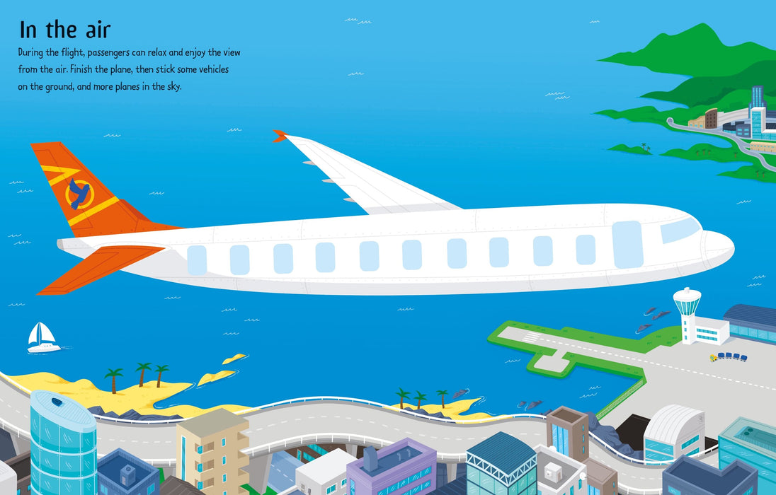 Usborne First Sticker Book Airport