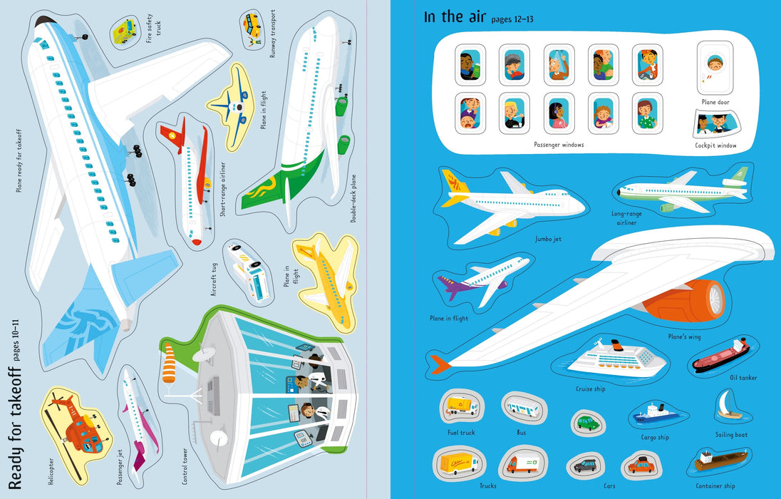 Usborne First Sticker Book Airport