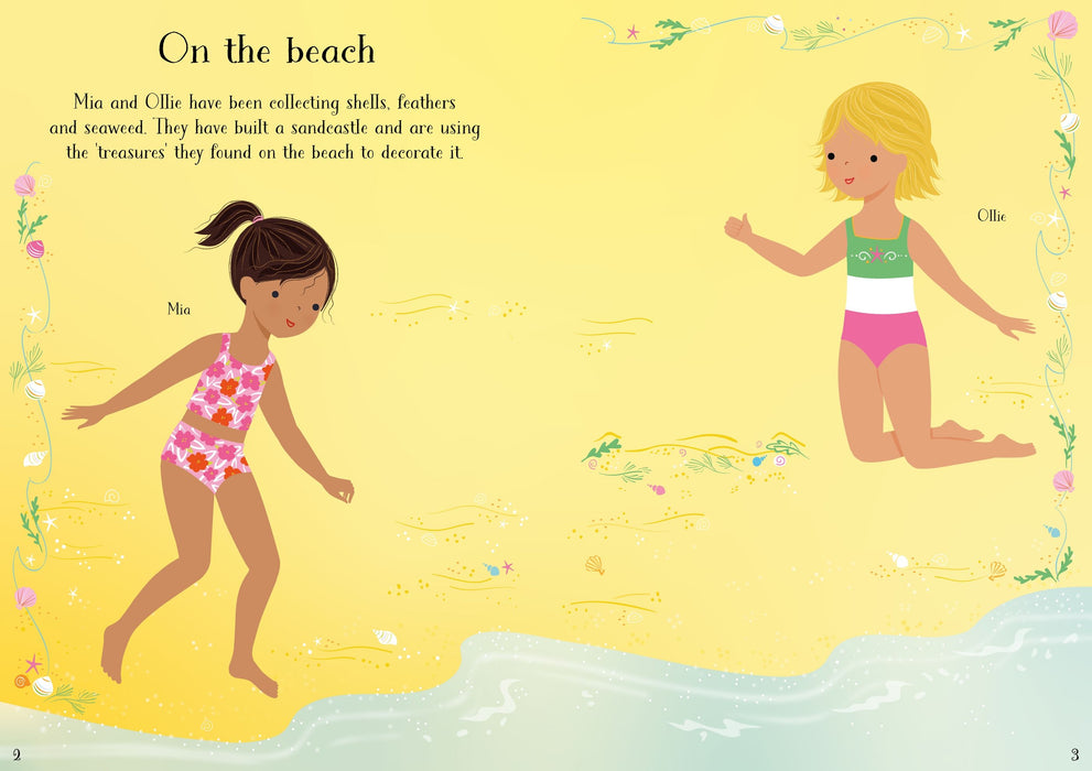 Usborne Little Sticker Dolly Dressing Summer Fun