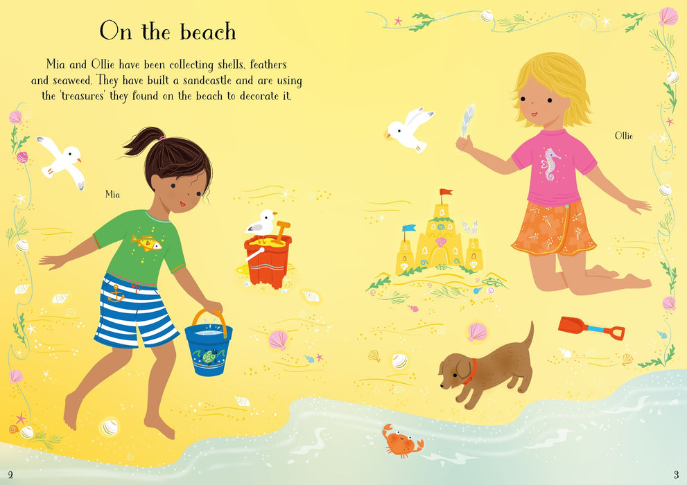 Usborne Little Sticker Dolly Dressing Summer Fun
