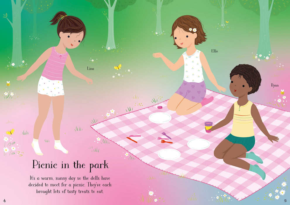 Usborne Little Sticker Dolly Dressing Summer Fun