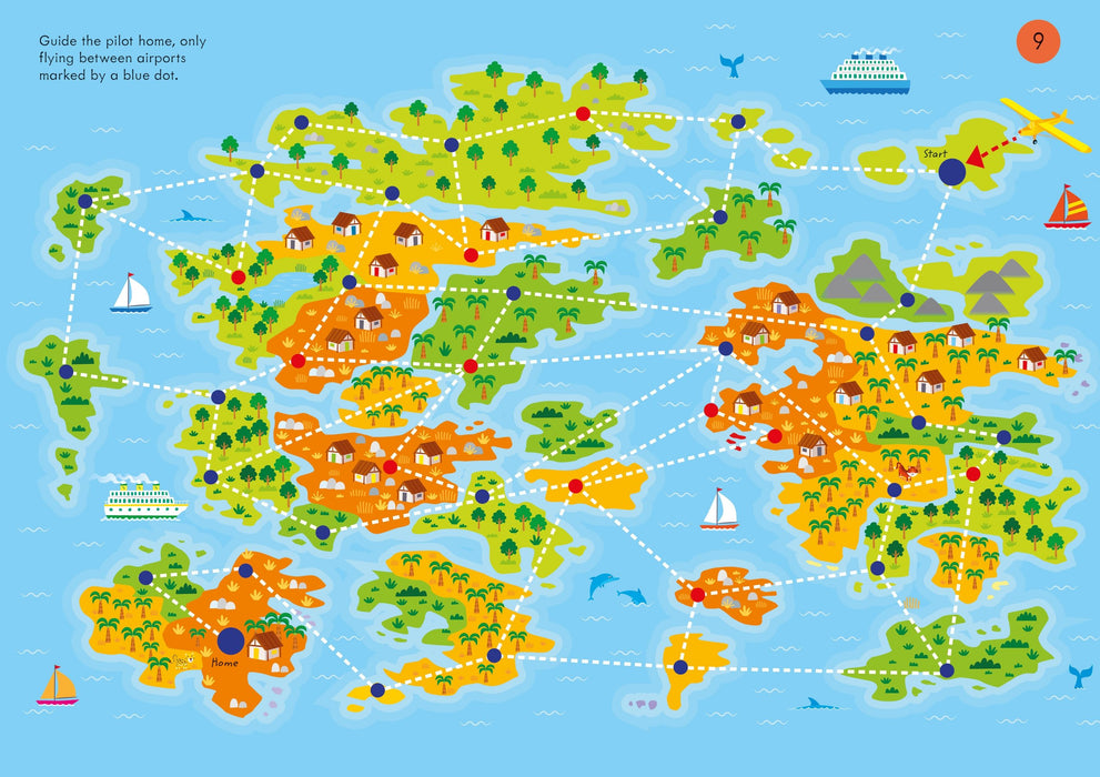 Usborne Lots of Travel Puzzles And Games