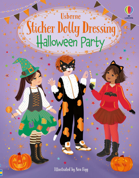 Usborne Sticker Dolly Dressing Halloween Party