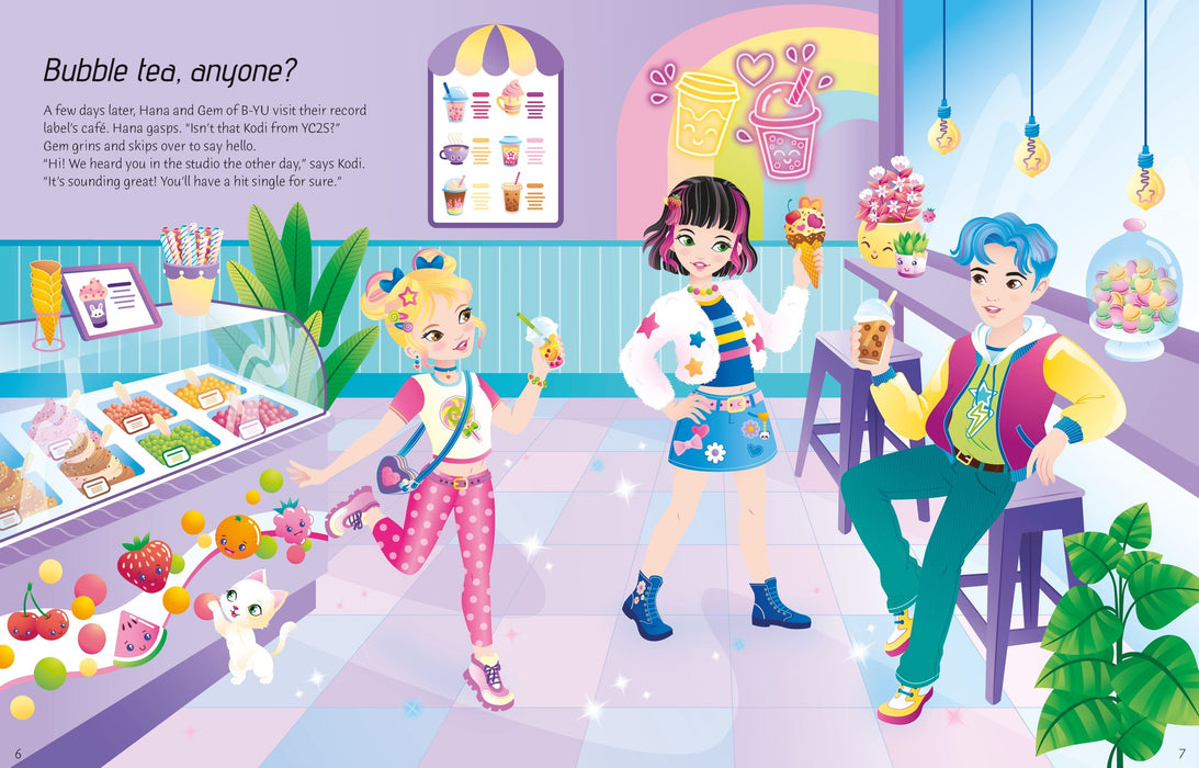 Usborne Sticker Dolly Dressing K-POP