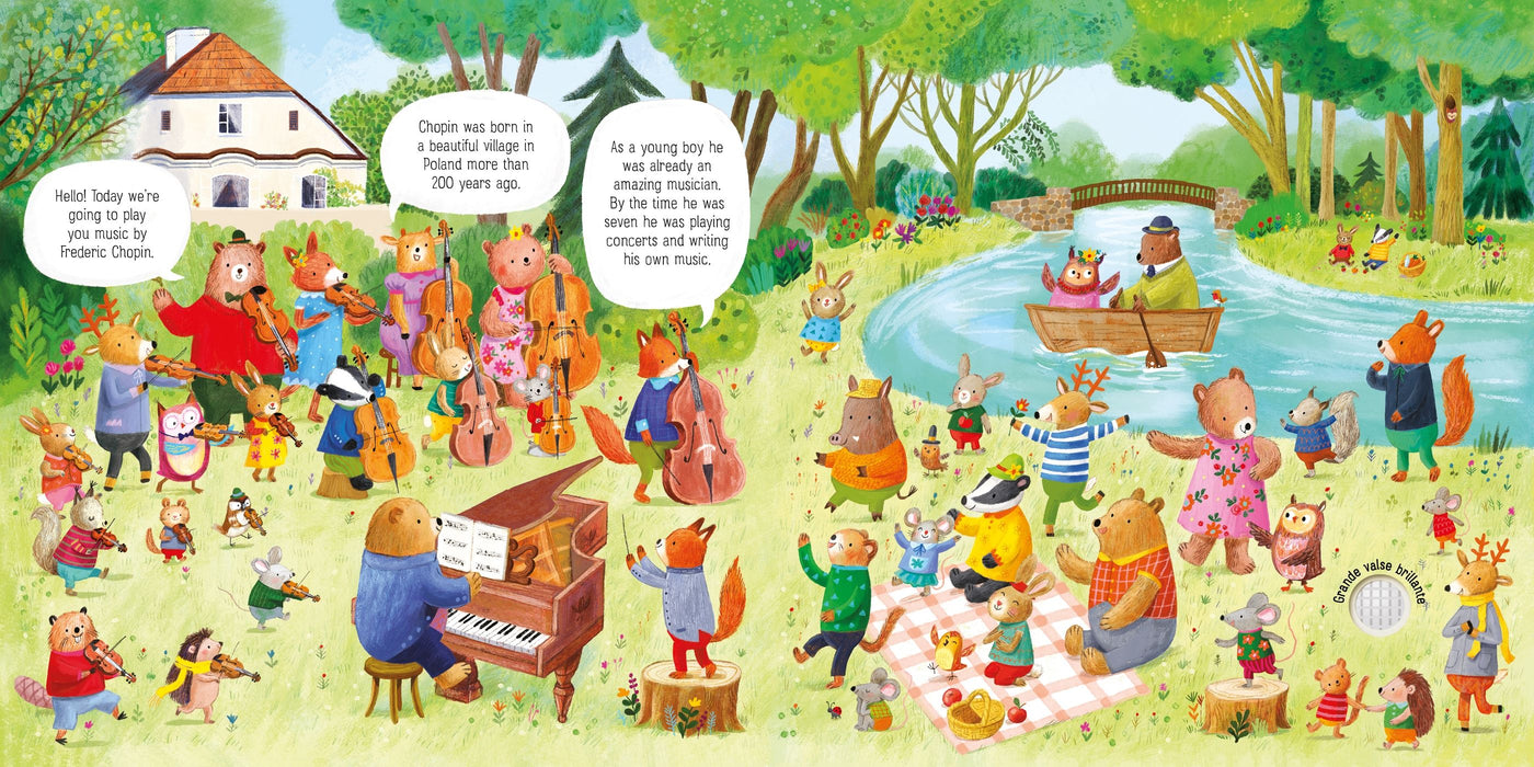 Usborne The Animal Orchestra Plays Chopin