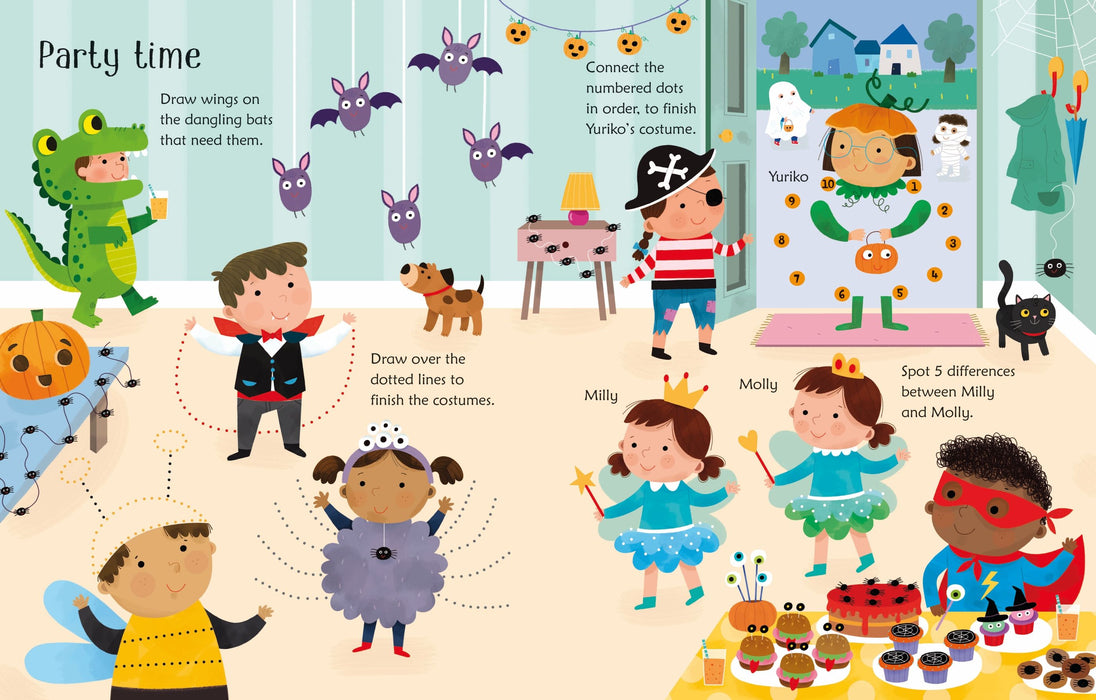 Usborne Wipe-Clean Halloween Activities