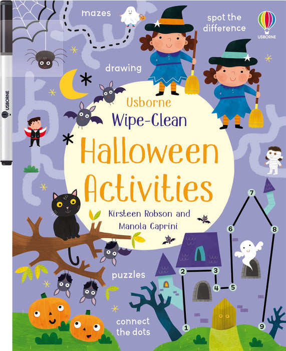Usborne Wipe-Clean Halloween Activities
