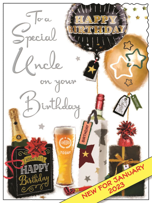 Jonny Javelin 'Special Uncle' Birthday Card