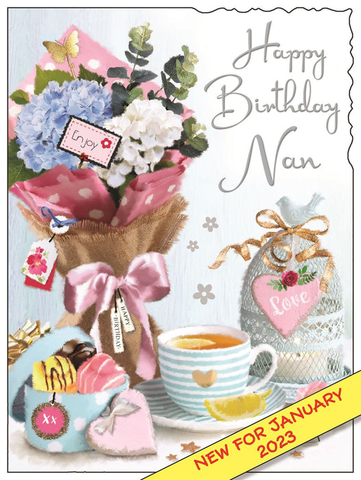 Jonny Javelin 'Happy Birthday Nan' Birthday Card