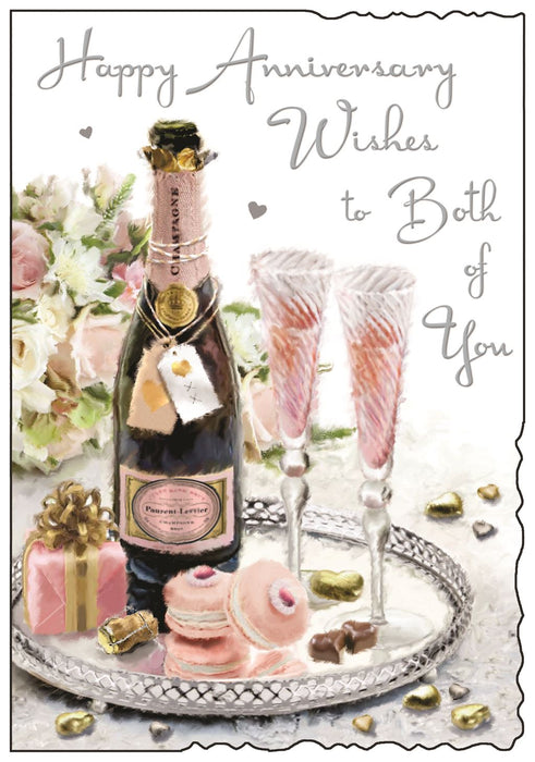 Jonny Javelin 'Open Anniversary Pink Champagne' Card