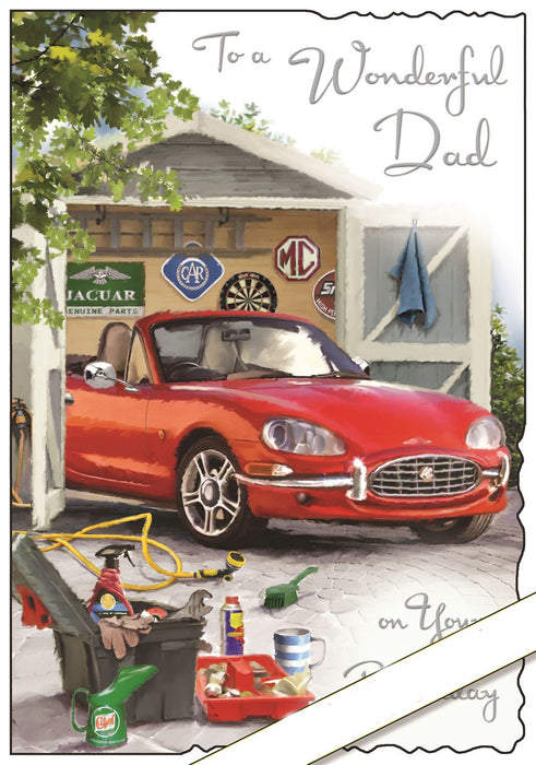Jonny Javelin 'To A Wonderful Dad' Birthday Card