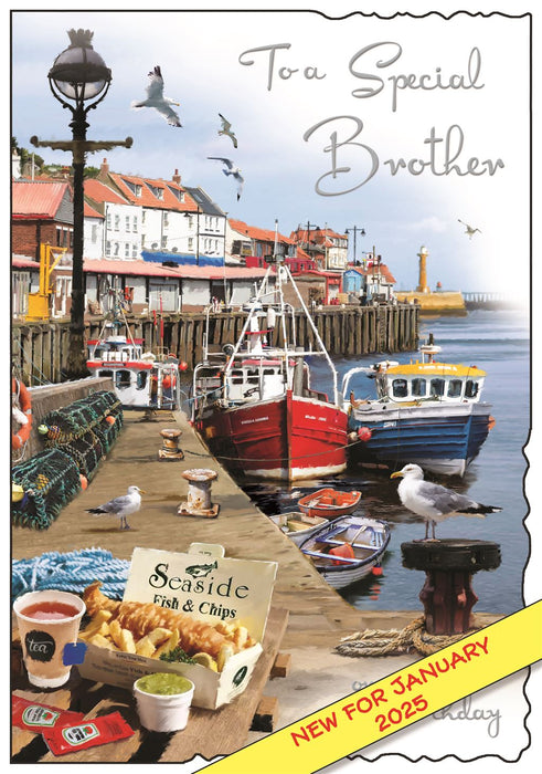 Jonny Javelin 'To A Special Brother' Birthday Card