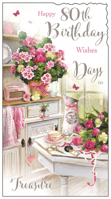 Jonny Javelin '80th Birthday' Birthday Card