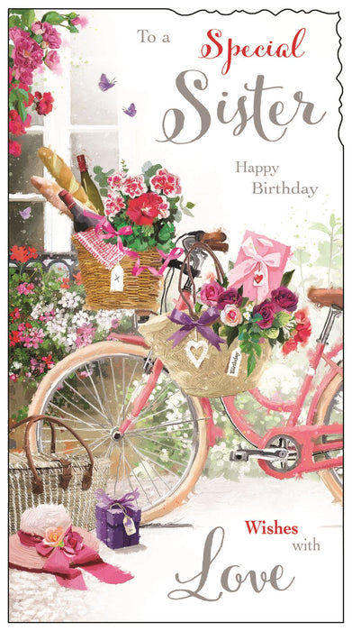 Jonny Javelin 'To A Special Sister' Birthday Card